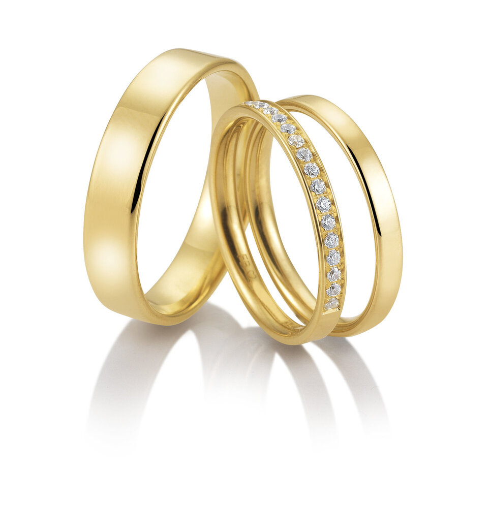Breuning Breuning Trouwringen 48501110 & 48047180 & 48501120