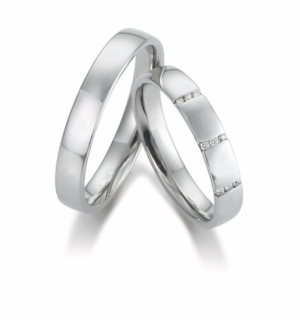 Gerstner Gerstner Wedding Rings 4/28509/3.8 & 28509/3.8