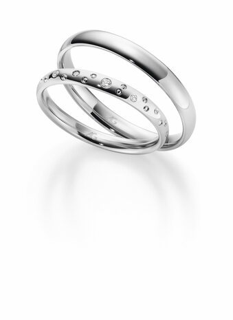 Gerstner Gerstner Wedding Rings 4/28697/2.5 & 28697/3