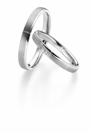 Gerstner Gerstner Wedding Rings 4/28705/2.5 & 28705/3