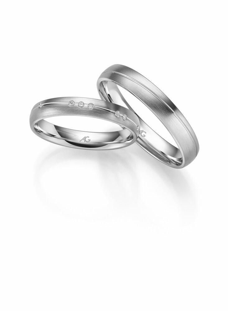 Gerstner Gerstner Wedding Rings 4/31281/3.5 & 31281/4
