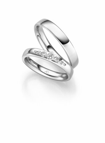 Gerstner Gerstner Wedding Rings 4/31316/3.5 & 31316/4