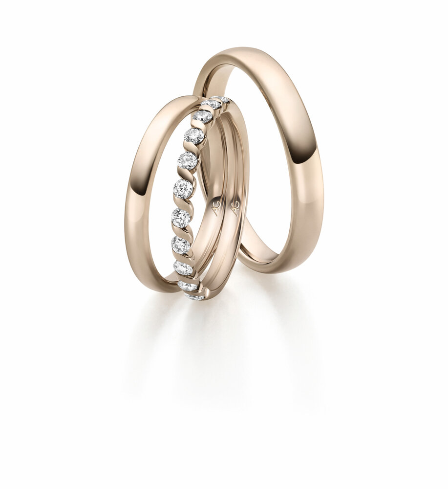 Gerstner Gerstner Wedding Rings 31376/2.5 & 29780/2.2 & 31376/3.5