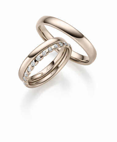 Gerstner Gerstner Wedding Rings 31376/3.5 & 31376/2.5 & 29780/2.2