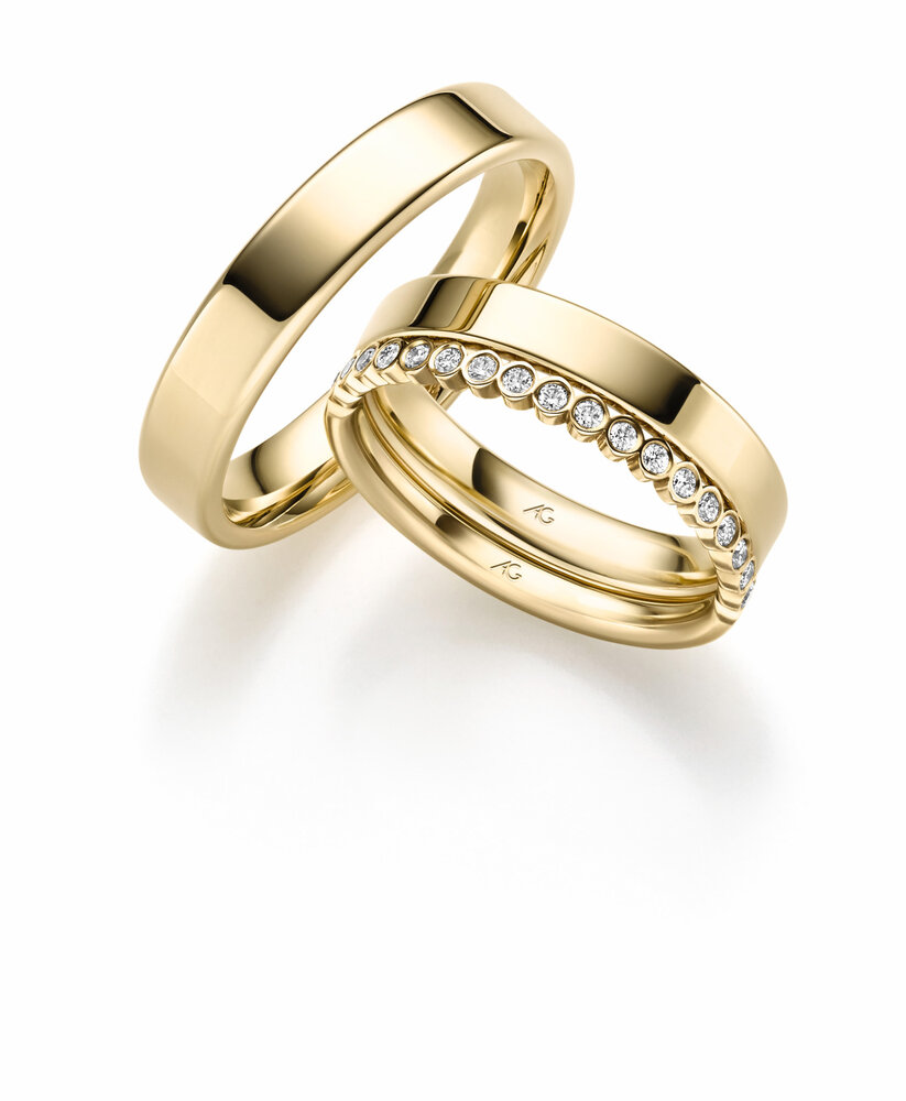 Gerstner Gerstner Wedding Rings 31378/4.5 & 31378/3.5 & 29782/2.4