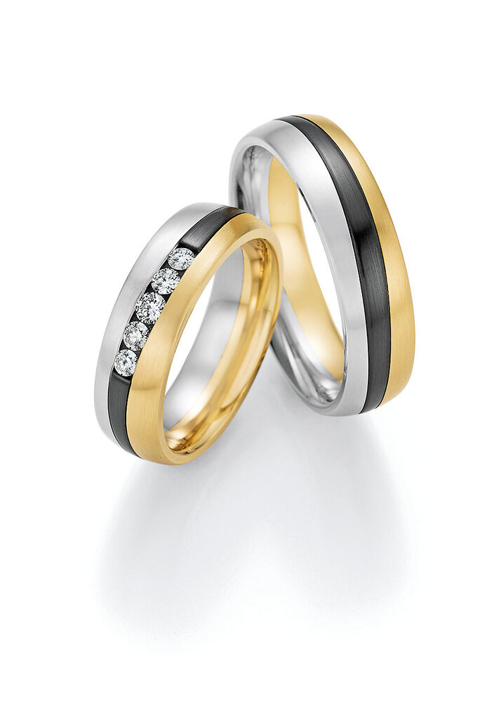 Collection Ruesch Collection Ruesch Wedding Rings 14/10090-060 & 14/10100-060