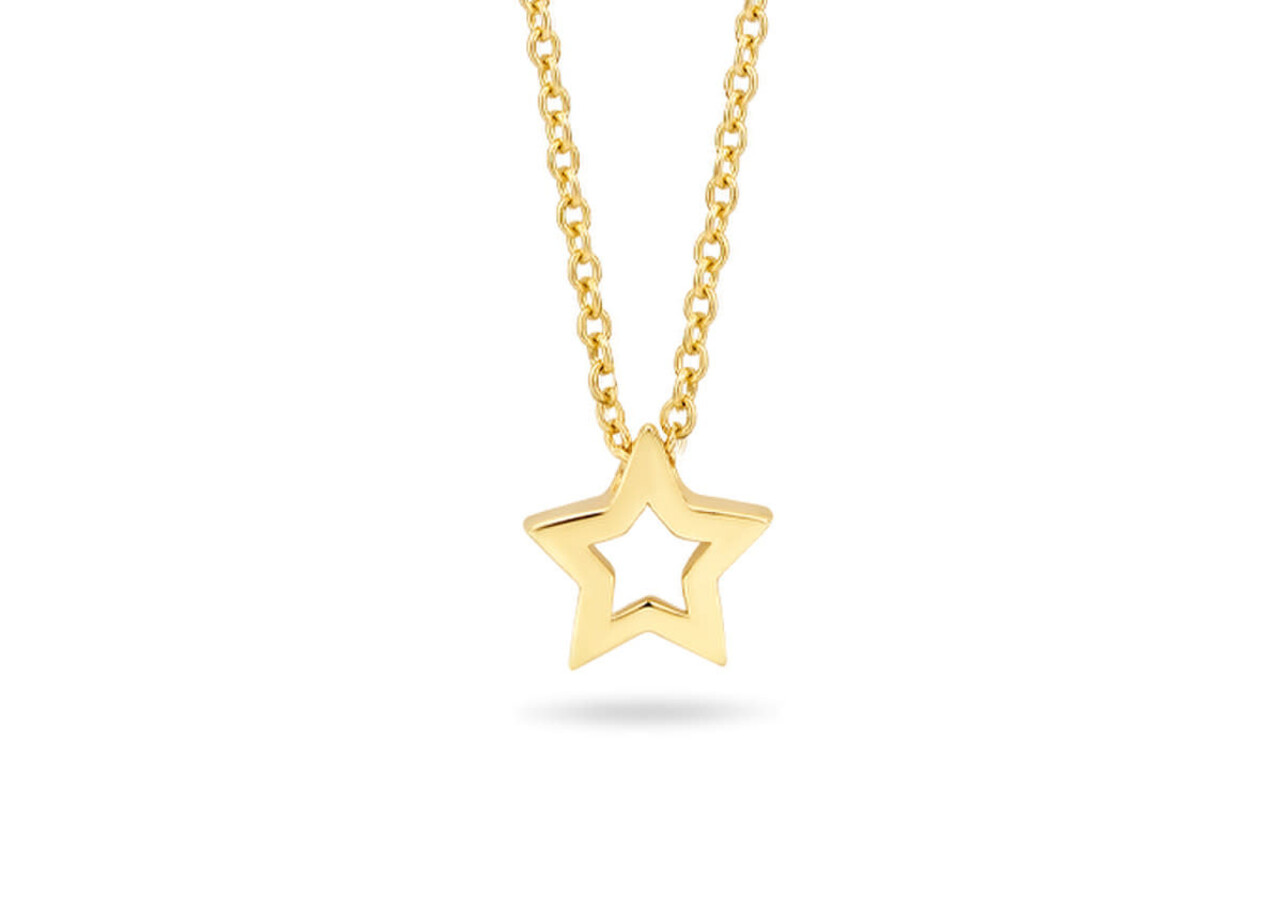 Blush Blush 3151YGO, Collier ster 14krt geelgoud