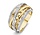 Excellent RG416343-58, Ring fantasie briljant 14 krt geelgoud