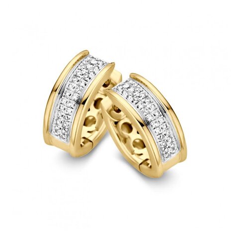 Excellent Jewelry Excellent OG415414, Creolen briljant 14 krt geelgoud