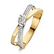 Excellent Jewelry Excellent RK417091-56, Ring fantasie briljant 14 krt geelgoud