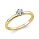 Langerak Natural Diamonds Langerak Diamonds 1O324G454-20, Ring Solitair Briljant 14 krt geelgoud