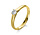 Diamond Group 1A441G454-11, Ring Solitair Briljant 14 krt geelgoud