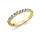 Langerak Diamonds 1T320G454-3, Ring fantasie briljant 14 krt geelgoud