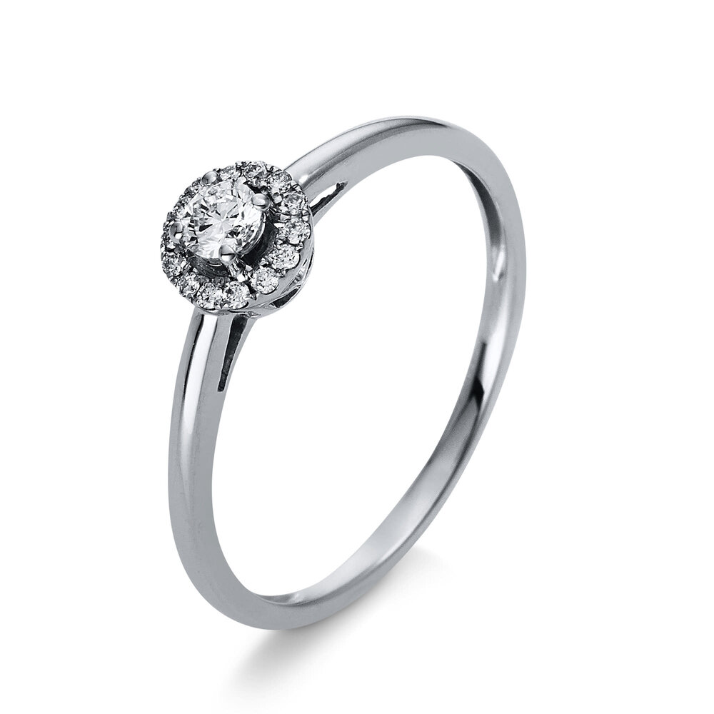 Langerak Natural Diamonds Diamond Group 1S131W454-2, Ring fantasie briljant 14 krt geelgoud