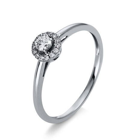 Langerak Natural Diamonds Diamond Group 1S131W454-2, Ring fantasie briljant 14 krt geelgoud