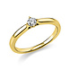 Langerak Natural Diamonds Diamond Group 1E234G456-2, Ring Solitair Briljant 14 krt geelgoud