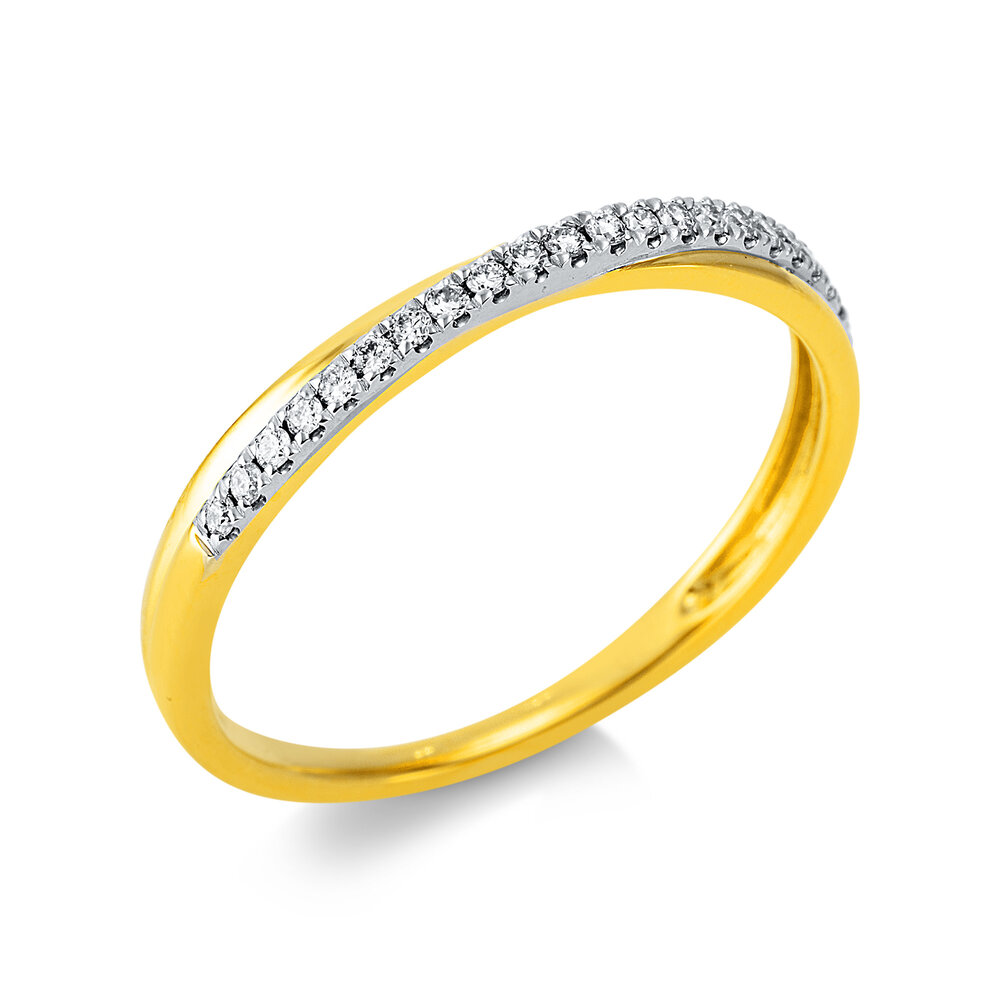 Langerak Natural Diamonds Langerak Diamonds 1CA86G453-1, Ring 14 krt geelgoud