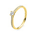Langerak Natural Diamonds Diamond Group 1A226G454-1, Ring 14 krt goud
