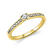 Langerak Diamonds Diamond Group 1A454G454-2, Ring 14 krt goud