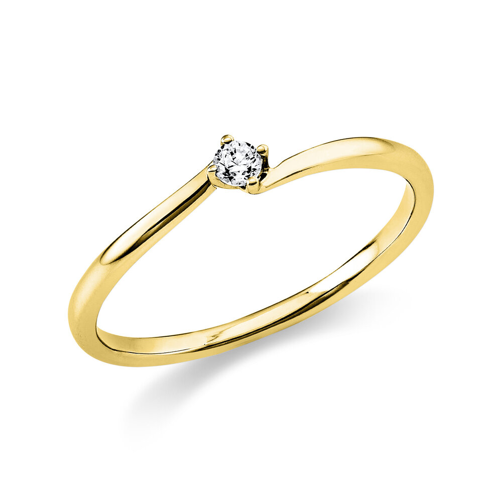 Langerak Diamonds Langerak Diamonds 1J098G454-14, Ring 14 krt goud