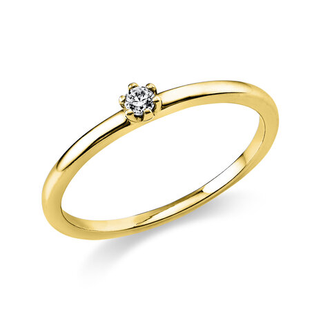 Langerak Natural Diamonds Diamond Group 1O320G454-18, Ring 14 krt goud
