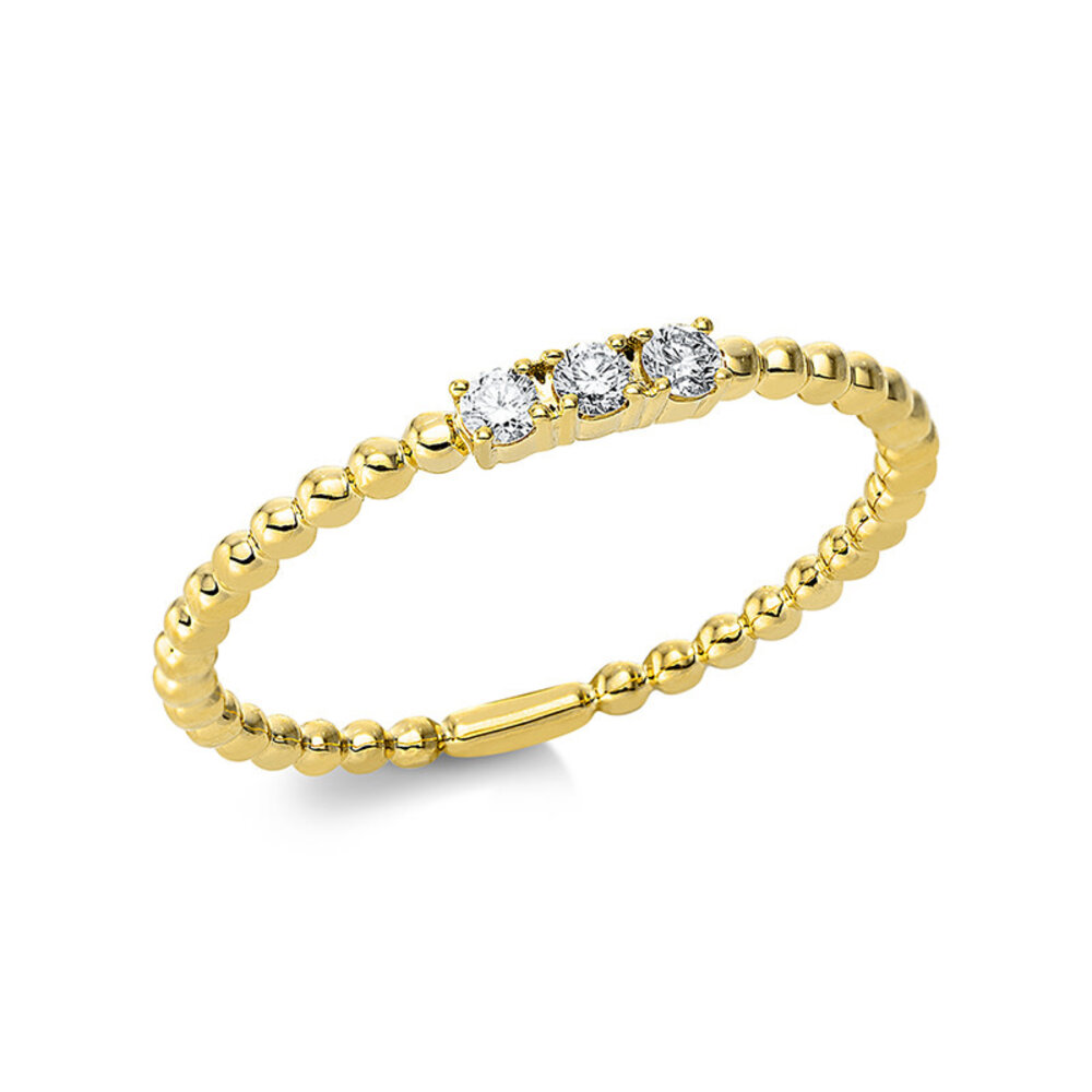 Langerak Natural Diamonds diamond group 1CC89G454-1 ring geelgoud briljant