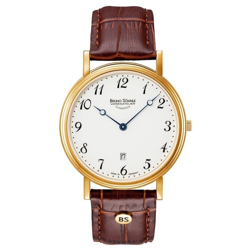 Bruno Sohnle Bruno Sohnle 17-33110-920, Horloge Staal verguld