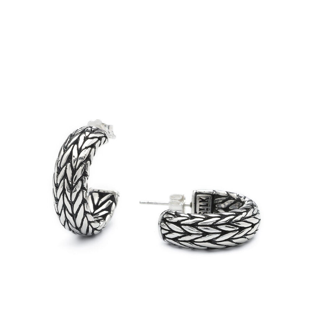 Silk Silk 399, Creolen Zilver