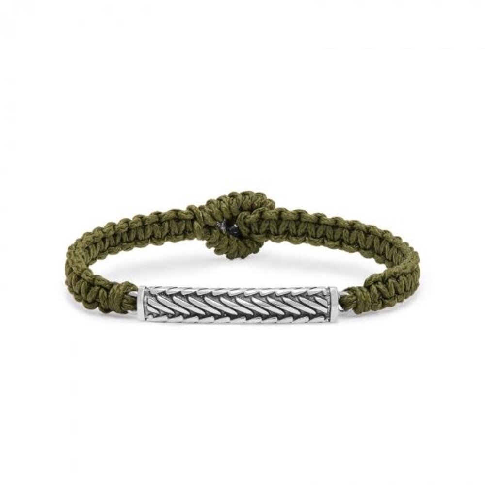 Silk Silk 688OLV.21, armband paracord zilver