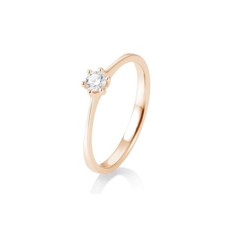 Saint Maurice Saint Maurice STM/82143-R-54, Ring Solitair Briljant 14 krt rosegoud