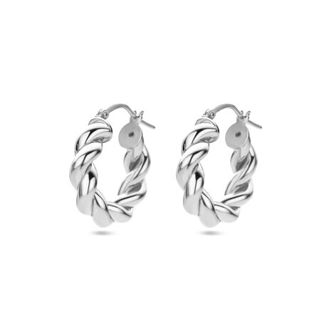 Langerak Essentials Kasius 1338405, Creolen zilver