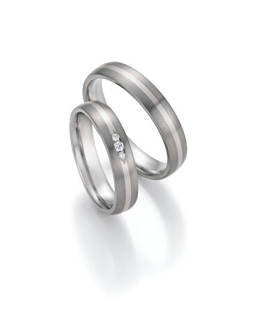 Collection Ruesch Collection Ruesch Wedding Rings 78-10090-045 & 78-10100-045