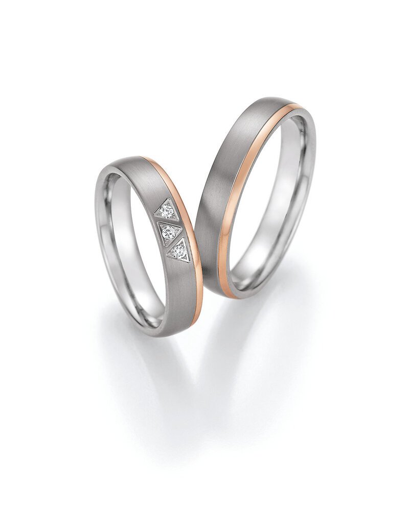 Collection Ruesch Collection Ruesch Wedding rings 78-10130-045 & 78-10140-045