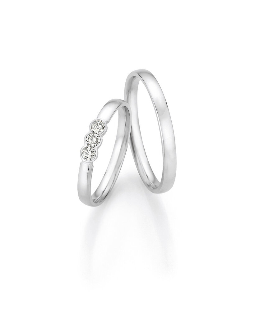 Collection Ruesch Collection Ruesch Wedding Rings 66/72090-033 & 66/72100-025