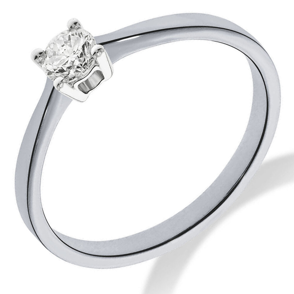 Pas Diamonds Pas GGA2069-54, Ring solitair 14krt witgoud