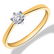 Pas Diamonds Pas Diamonds GGA1691-55, Ring Solitair Briljant 14 krt geelgoud