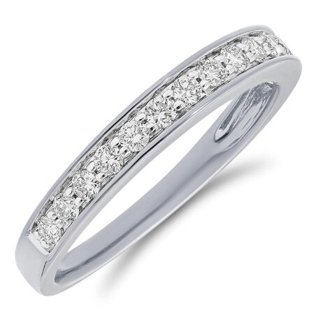 Pas Diamonds Pas Diamonds GK1777-W-52, Ring Rij Briljant 14 krt witgoud