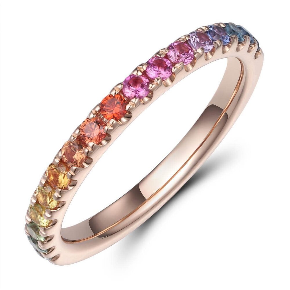 Pas Diamonds Pas Diamonds GJ2675-54, Ring Rij Briljant 18 krt rosegoud