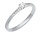 Pas Diamonds GGA0666-W-52, Ring Solitair Briljant 14 krt witgoud