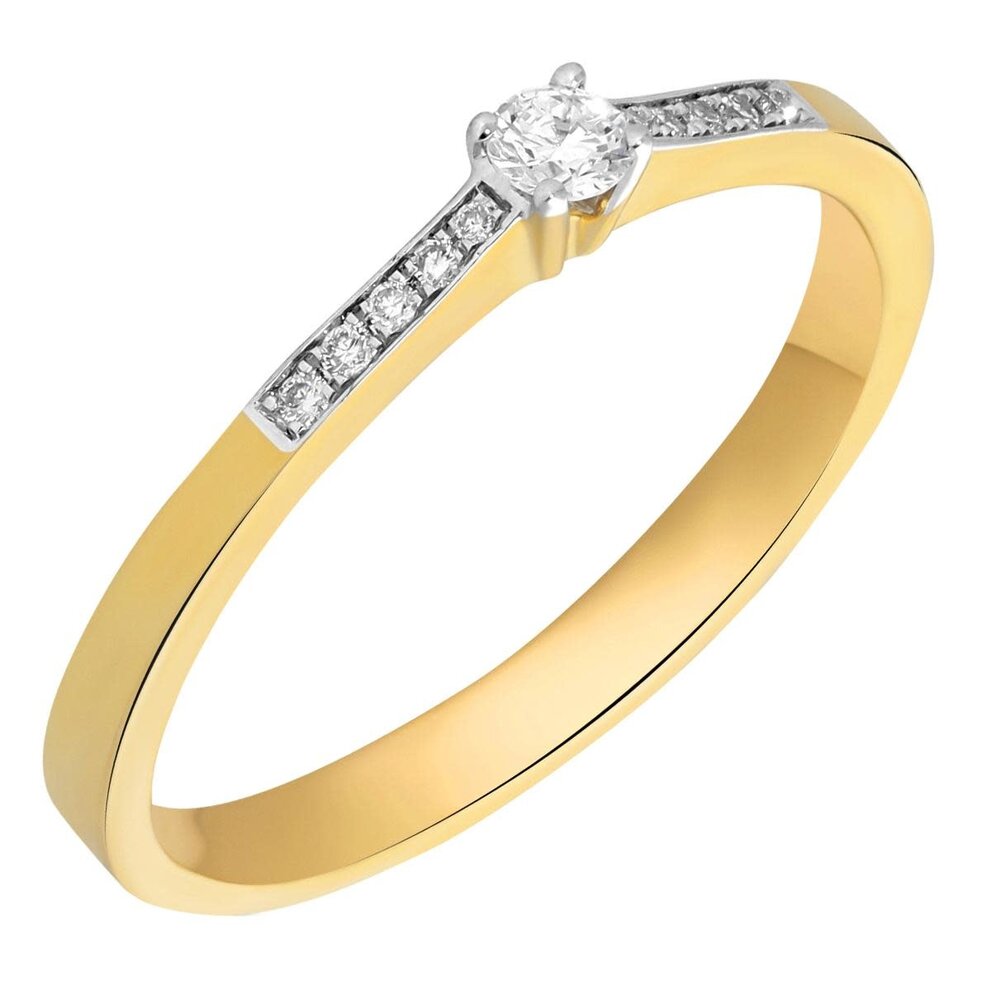 Pas Diamonds Pas Diamonds GGA0669-53, Ring 14 krt geelgoud