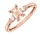 Pas Diamonds GF1214-R-53, Ring fantasie briljant 14 krt rosegoud