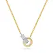 Pas Diamonds Pas Diamonds GPP1009, Collier met hanger Briljant 14 krt geelgoud