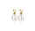 Zinzi ZICH355WG, Creoolhangers Goldplated