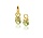 Zinzi ZICH2428, Creoolhangers Goldplated