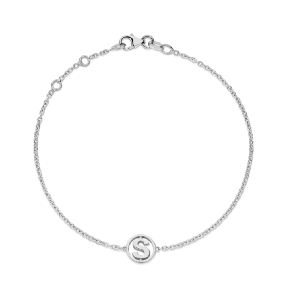 Minioro Minioro 41075, Amrband met Initiaal Zilver