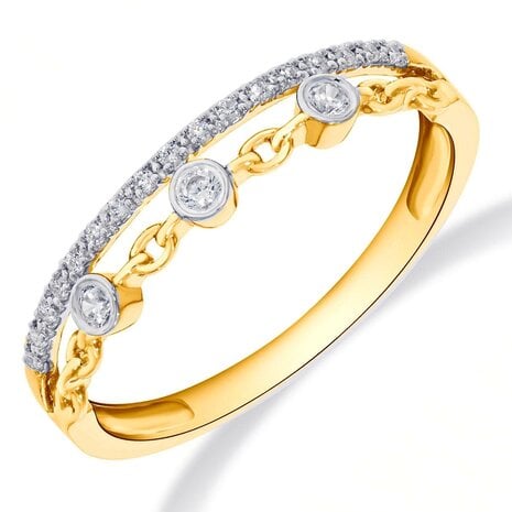 Pas Diamonds Pas GGA4682-56, Ring 14krt geelgoud