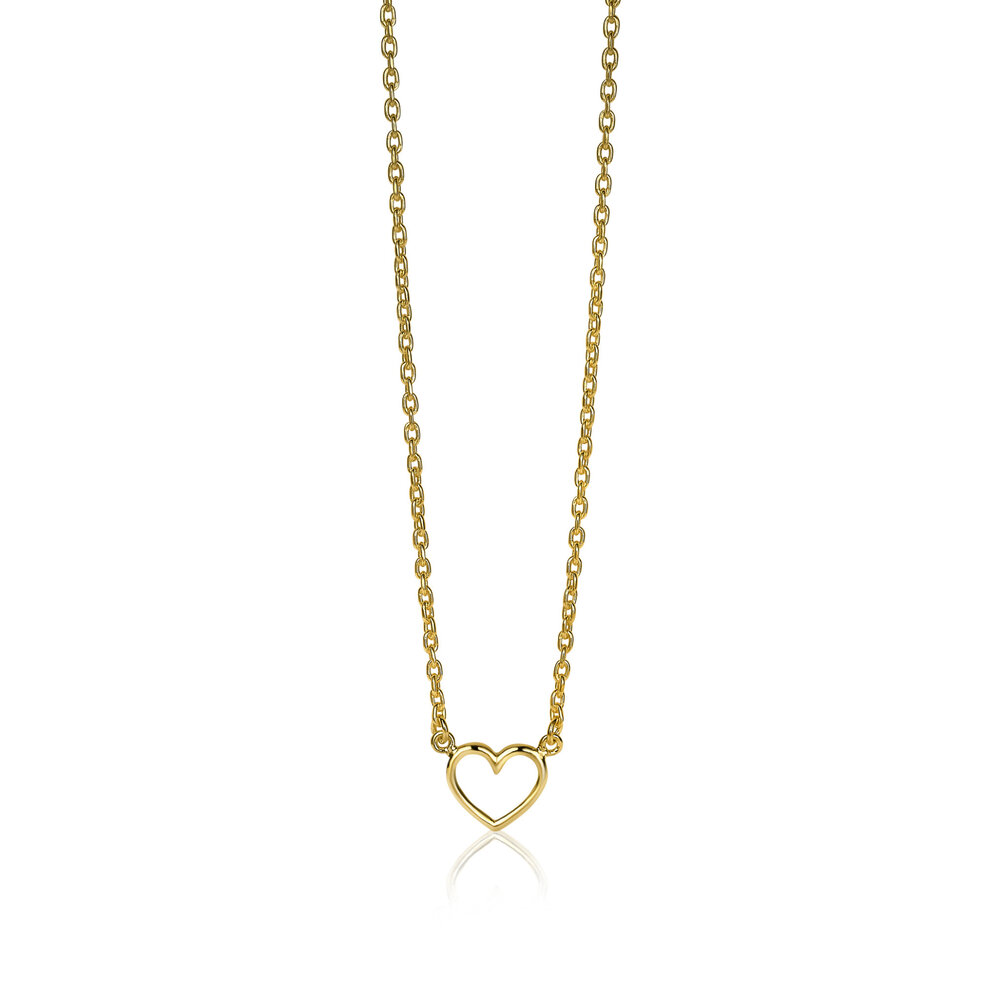 Zinzi Zinzi ZIC1420G, Collier met hanger Zilver verguld