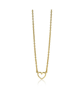 Zinzi Zinzi ZIC1420G, Collier met hanger Zilver verguld