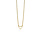 Zinzi ZIC1420G, Collier met hanger Zilver verguld