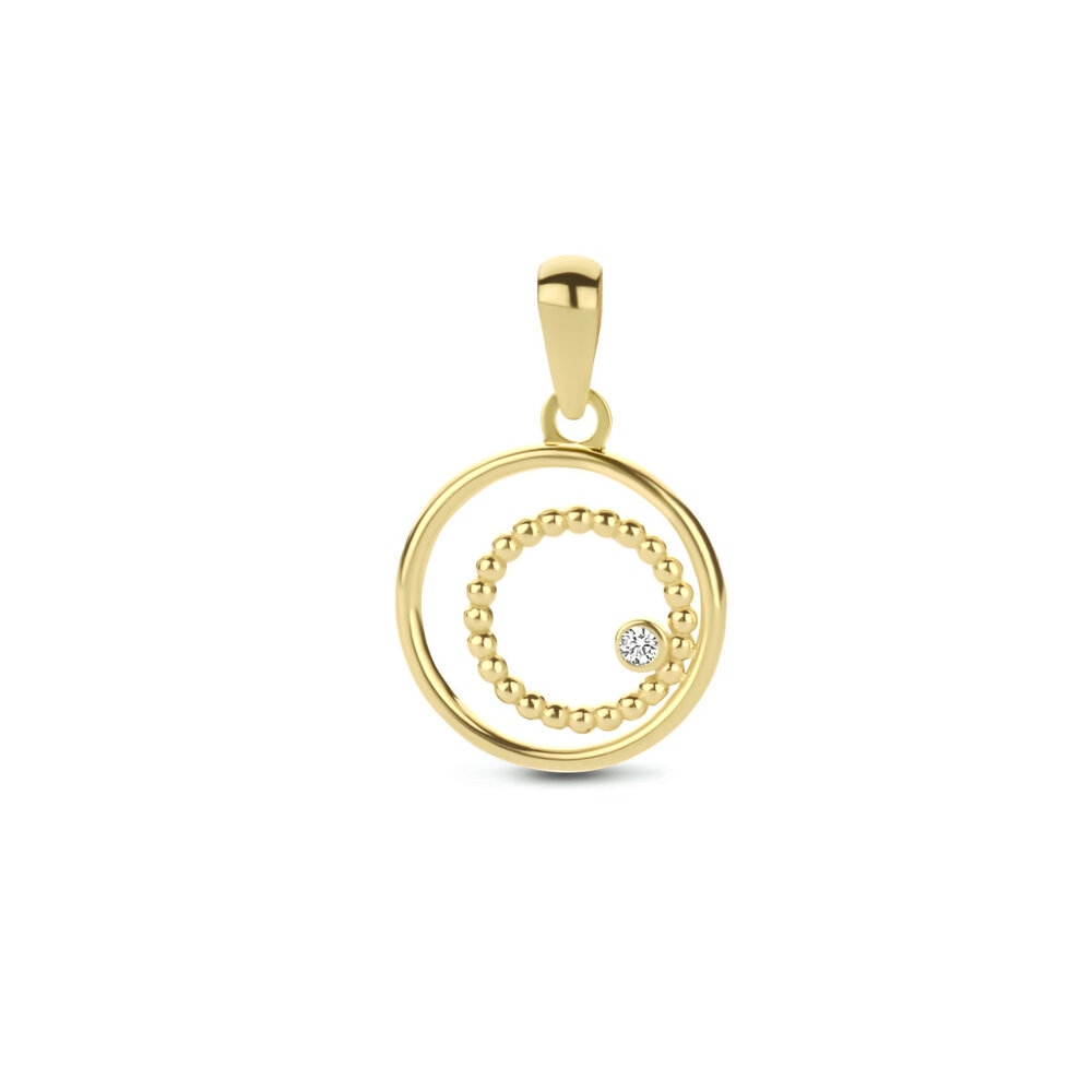 Langerak Essentials Kasius 4023420, Hanger 14 krt geelgoud